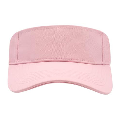 ZLYC Print Sports Sun Visors for Women Girls - color: Plain Pink