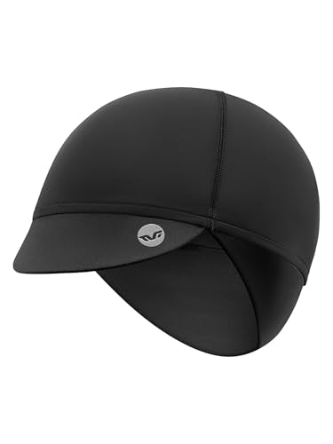ROCKBROS Winter Cycling Caps for Women Windproof Helmet Liner With Visor