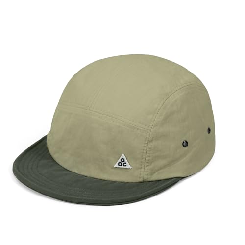 Clakllie Lightweight 5 Panel Short Brim Hat Two-Tone Flat Brim Baseball Cap - color: Bs26dy11-khaki Green