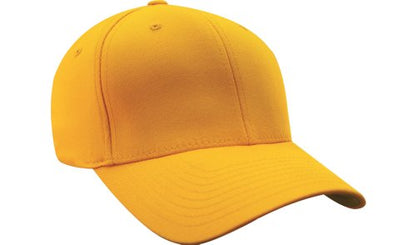 Flexfit Wooly Combed Twill Cap 6277 - color: Gold, size: Small-Medium