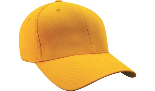Flexfit Wooly Combed Twill Cap 6277 - color: Gold, size: Small-Medium