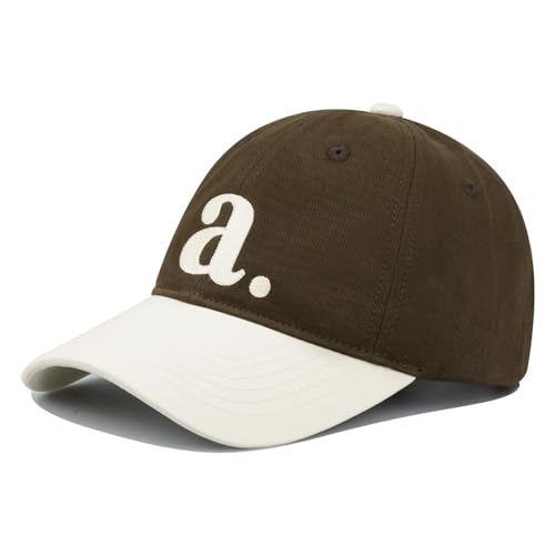 Clakllie Plaid Baseball Cap for Women Men Adjustable Golf Dad Hat Unstructured Trucker Ball Caps Summer Vintage Plaid Hats - color: Cdus-hbc06-brown/White