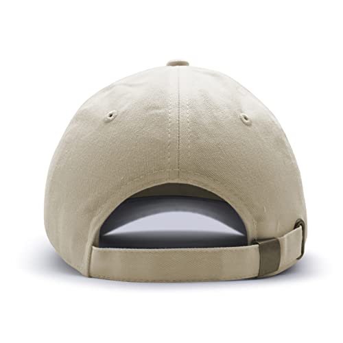 JPAK Kiwi Bird Baseball Cap Embroidered Cotton Dad Hat - Funny - color: Ivory
