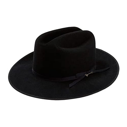 Stetson Men's Royal Deluxe Open Road - color: Black, size: 7 1/8