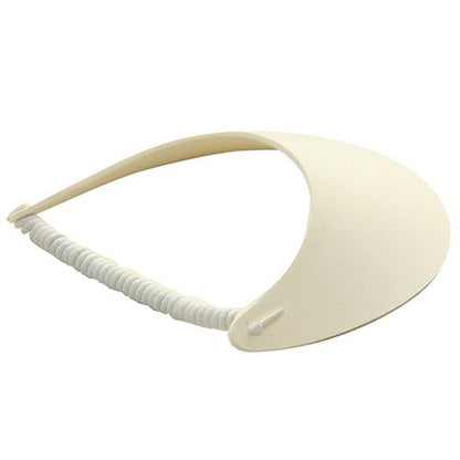 e4Hats.com Fabric Foam Visor - color: White