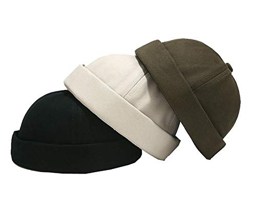 Men Women Cotton Docker Cap - color: Blank-3color