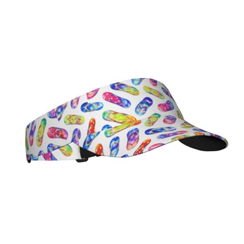 Visors for Women Men, Adjustable Sports Sun Visor Hats Outdoor Tennis Golf Running - color: V-013#