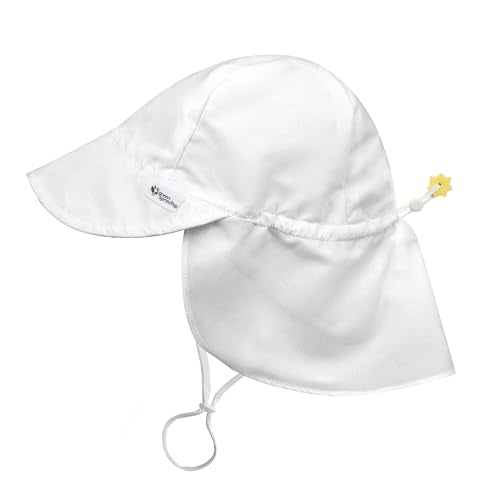 Green Sprouts Unisex-Baby Flap Sun Protection Swim HatHat - color: White, size: 2-4T