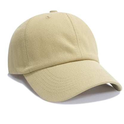 NPQQUAN Original Classic Low Profile Baseball Cap Golf Dad Hat Adjustable - color: Dark Khaki