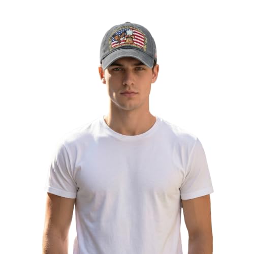 USA 250th Anniversary Baseball Cap Patriotic Embroidered American Hat - color: 3-gray