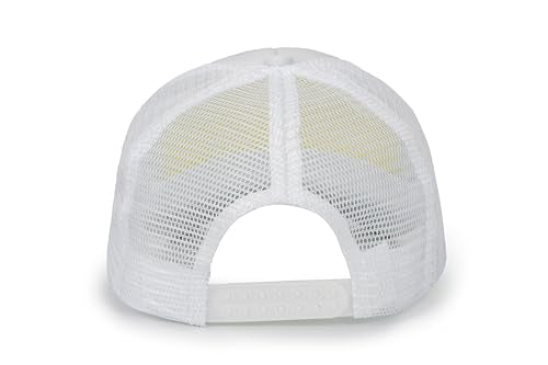 Kids-Girls-Trucker-Hat Adjustable-Baseball-Cap Toddler Mesh Sun Hats 2-6Y - color: White