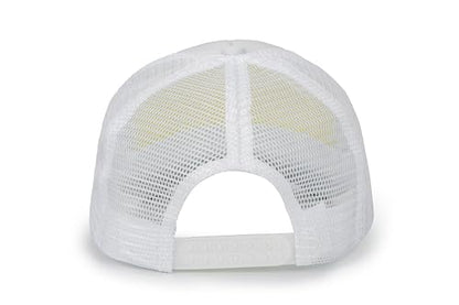 Kids-Girls-Trucker-Hat Adjustable-Baseball-Cap Toddler Mesh Sun Hats 2-6Y - color: White