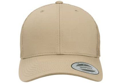 L2K Classics Plain Trucker Mesh Cap Baseball Cap - Mens Hats Trucker Hats for Men - color: Khaki