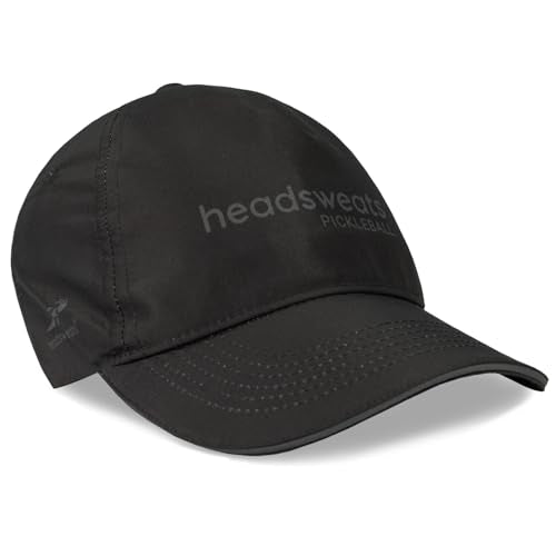 Headsweats Performance Pickleball Hats and Visors - color: Black, style: Hat