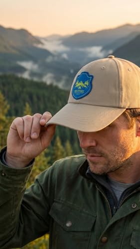 Premium Dad Hat Baseball Cap, Grey, Khaki, One Size Fits All