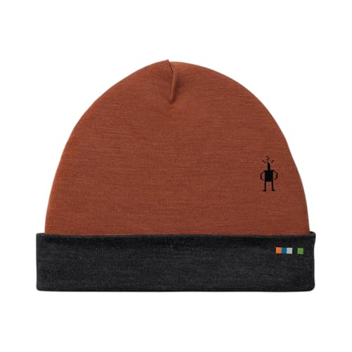 SmartWool Unisex Adult Thermal Merino Reversible Cuffed Beanie - color: Burnt Sienna
