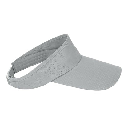Sportmusies Extra Long Brim Quick Dry Sun Sport Visors Hat - color: Light Grey