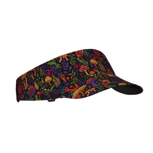 Leopard Print Sunscreen Visor Cap Adjustable Empty Top Athletic Beach Hat - color: 7
