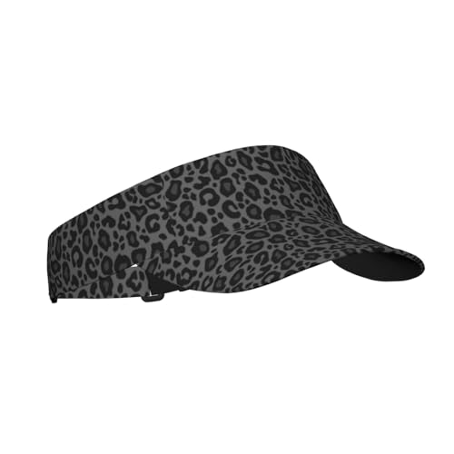 Unisex Adjustable Sports Sun Visor - color: Leopard