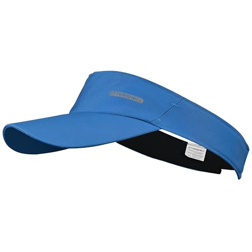 Sports Sun Visor with Eyewear Slots, Adjustable Athletic Visor for Running, Golf, Tennis, Fishing. - color: Blue