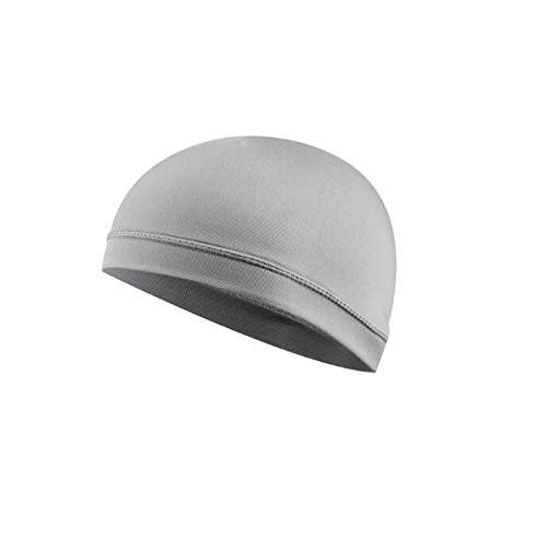 Helmet Skull Caps Sport Cycling Sweat Wicking Helmet Liner Quick Dry Running Hat for Men and Women - color: Light Grey