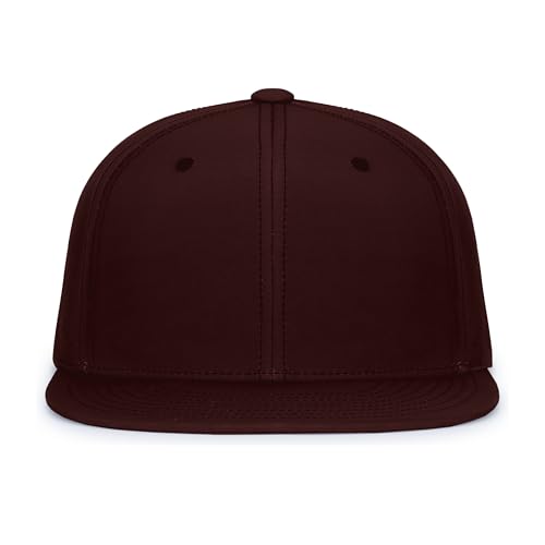 Pacific Headwear Unisex-Adult Pacific Headwear Premium Lightweight Perforated Pacflex Cap Powered By Coolcore® - color: Maroon, size: X-Small