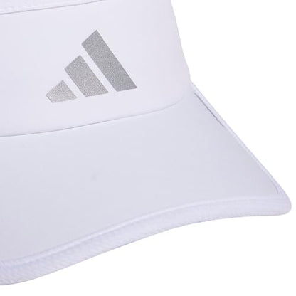 adidas Womens Superlite 3 Visor Casual - Black - color: White/Silver Metallic/3