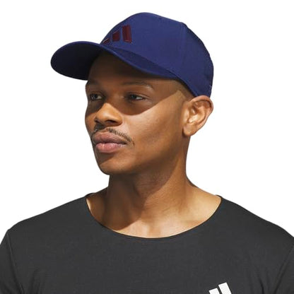 adidas Men's Gameday Stretch Fit Hat - color: Dark Blue/Active Maroon/5, size: Small-Medium