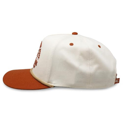 Certified Ranchers Association Adjustable Snapback Hat - color: Khaki/Burnt Orange