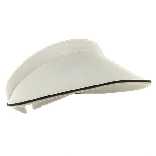 Piping Clip On Visor - color: White