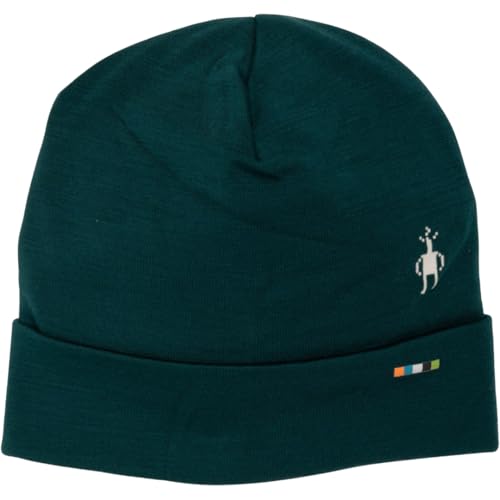 SmartWool Unisex Adult Thermal Merino Reversible Cuffed Beanie - color: Emerald Green