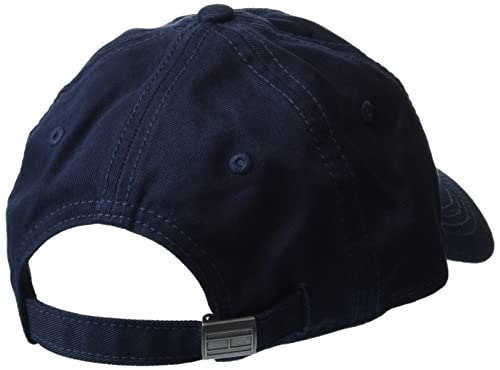 Tommy Hilfiger Men's Cotton Logo Adjustable Baseball Cap - color: Sky Captain Tonal