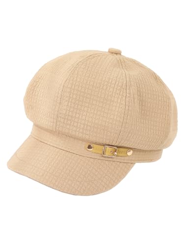 Women Beret Newsboy Hats Classic Autumn Spring Winter Cap - color: Khaki-2
