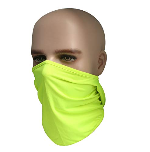 Pack of 3 Ski Mask Bandana Face Hat for Outdoor Airsoft Motorcycle Hood Helmet Balaclavas Headwear - color: Green