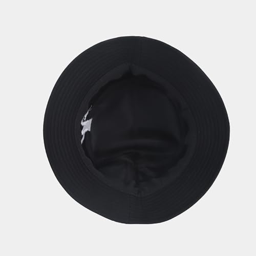 XYIYI 2 Pack Unisex Bucket Hat for Women Men Summer Beach Fishing Hat Sun Hat - color: Mr Mrs Black White
