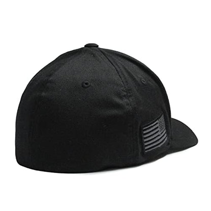 1776 Betsy Ross 13 Colonies 13 Stars 2A hat Black/Gray Cap Fit for Life Cap - size: X-Small-Small