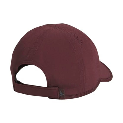 adidas Men's Superlite Hat - color: Aurora Ruby Red/Onix Grey/3