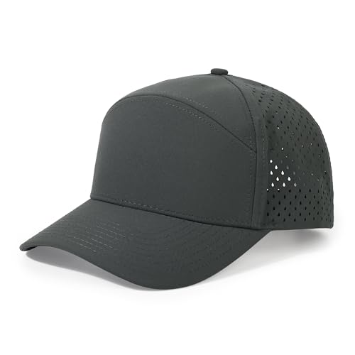 HH HOFNEN Quick Dry Baseball Cap Snapback Golf Trucker Hat for Man Women - color: 1-darkgray