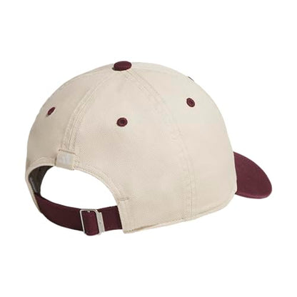 adidas Womens Saturday Cap Casual - Black - color: Crystal Linen Beige/Maroon/Off White/3
