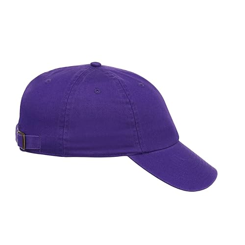 Lids Blank Baseline Dad Adjustable Strapback Hat - color: Purple