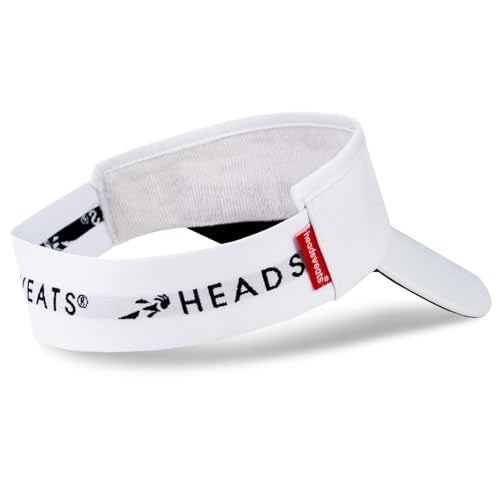 Headsweats Performance Pickleball Hats and Visors - color: White, style: Visor