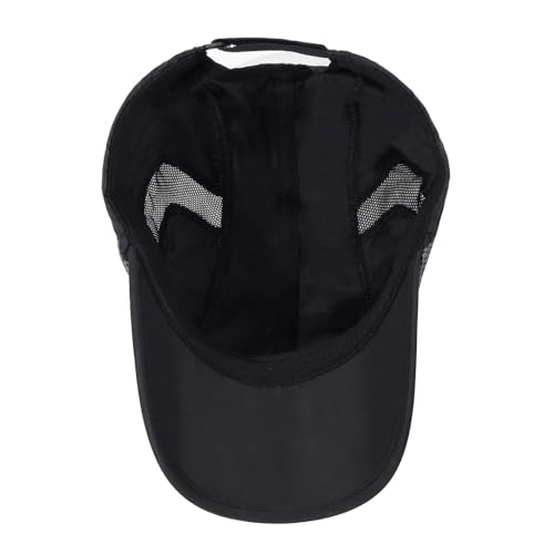 HH HOFNEN Quick Dry Cap Lightweight Running Sports Golf Hat for Men Women - color: #3 Light Grey+black+dark Grey