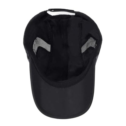HH HOFNEN Quick Dry Cap Lightweight Running Sports Golf Hat for Men Women - color: #3 Light Grey+black+dark Grey