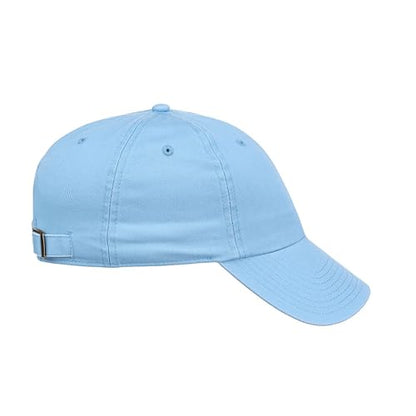 Lids Blank Baseline Dad Adjustable Strapback Hat - color: Light Blue