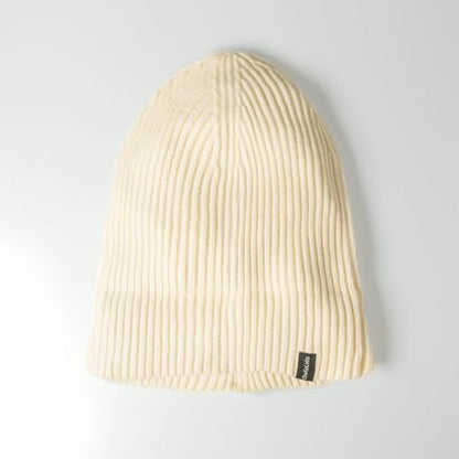 Fisherman Beanie Cuffed Knit Winter Hat Trawler Sailor Watch Cap Men Women - color: Ribbed (White)