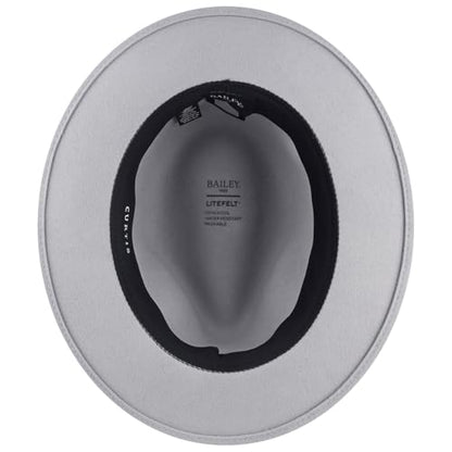 Bailey of Hollywood Curtis Litefelt Fedora - color: Flint Gray, size: XX-Large