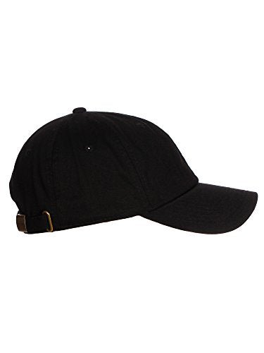 Classic Unstructured USA Cities Baseball Dad Hat 3D Raised PVC Letters Cap - color: Compton Black - White Black