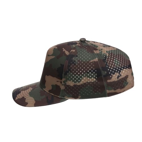 Lids Tee Box 5-Panel Performance Tech Adjustable Snapback Cap - color: Camo