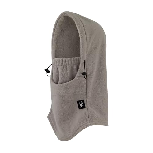 Spyder Mens Full Length Helmut Polar Fleece Balaclava, Pewter, One Size