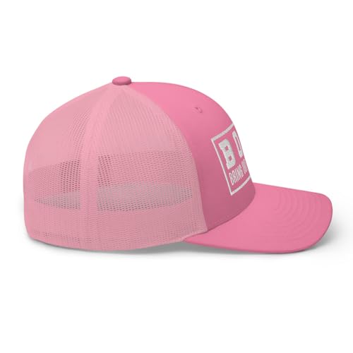NG Boat Bring Out Ass and Titties Curved Bill Trucker Hat Mid Crown Adjustable Funny Adult Humor Cap - color: Pink